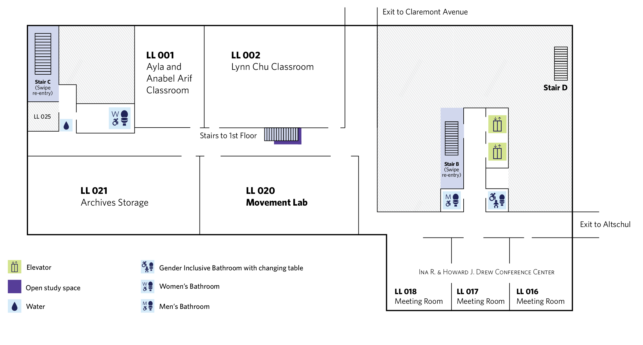 Library Maps Barnard Library